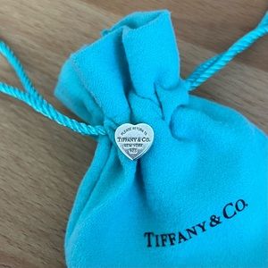 Single Return to Tiffany Heart Tag Stud Earring in Silver (Mini)